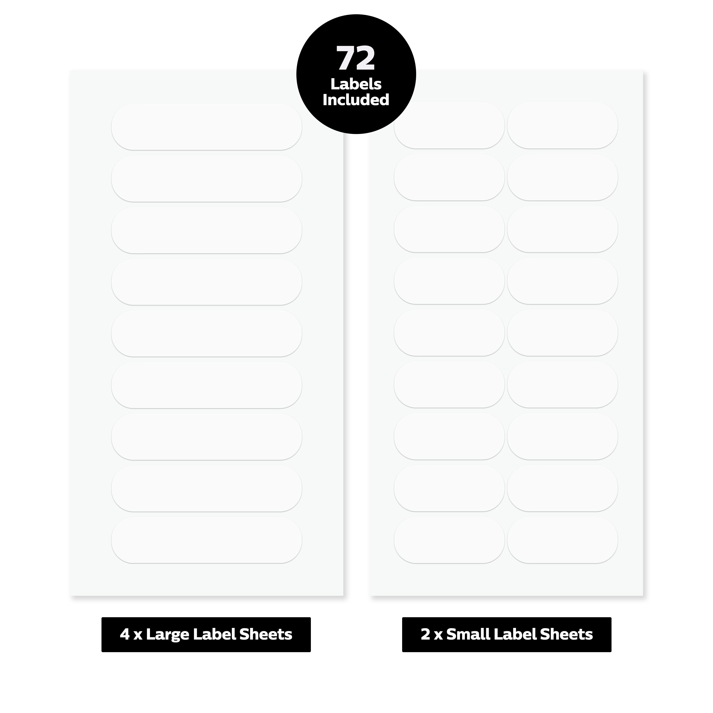 Transparent All-Purpose Labels