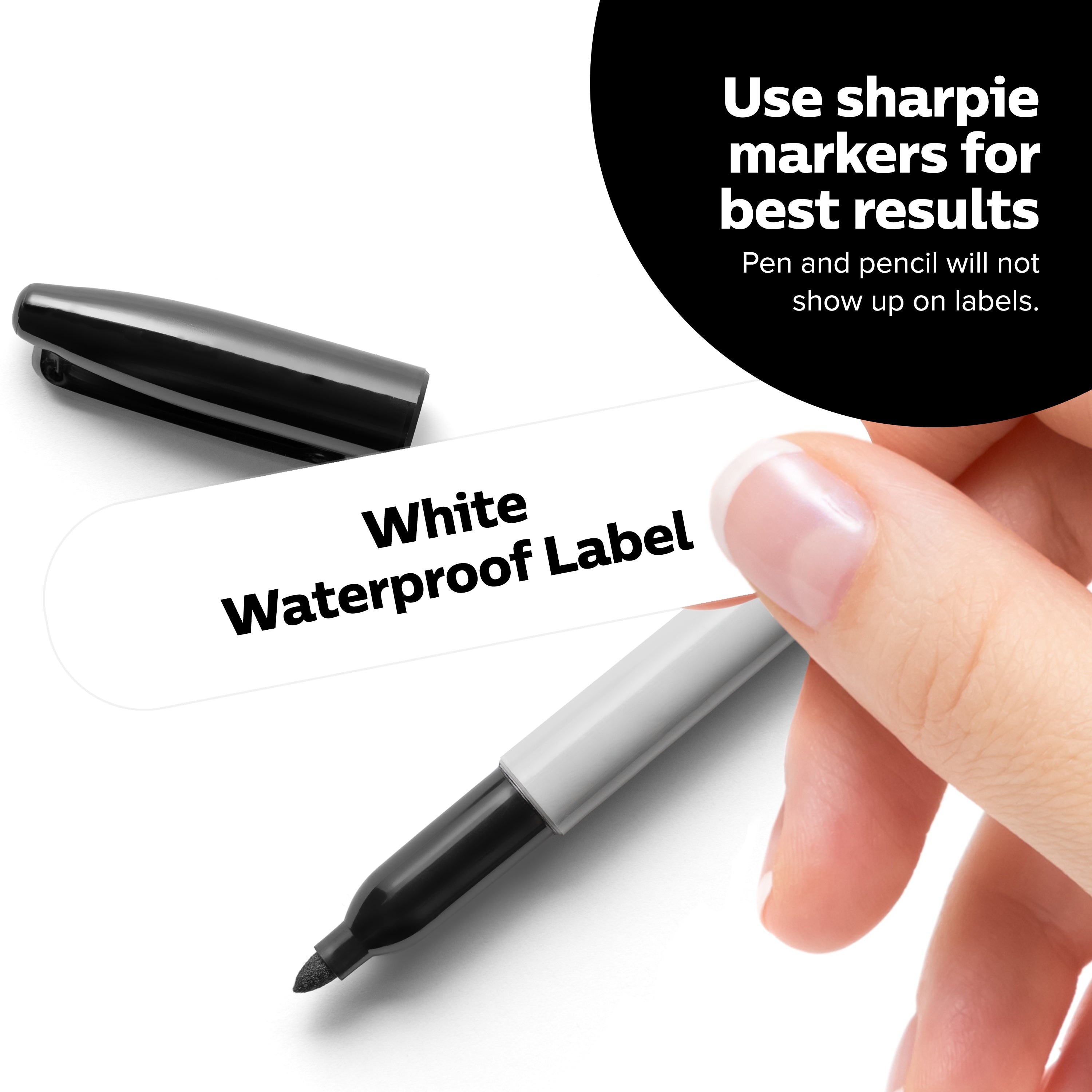 White All-Purpose Labels