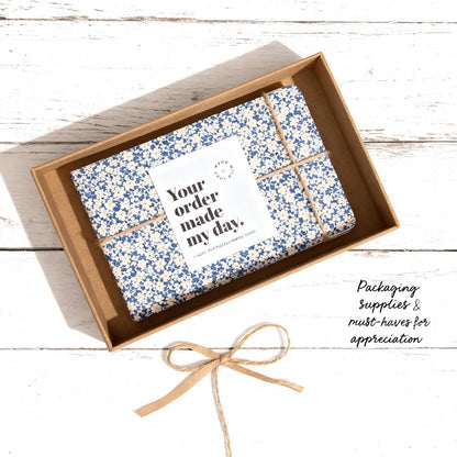 Thank You Cards for Small Business, 100 Bulk Pack, Essential Packaging Supplies &amp; Must-Haves for Customer Appreciation, 3.5x3.5 Thank You Notes for Supporting My Small Business Cards