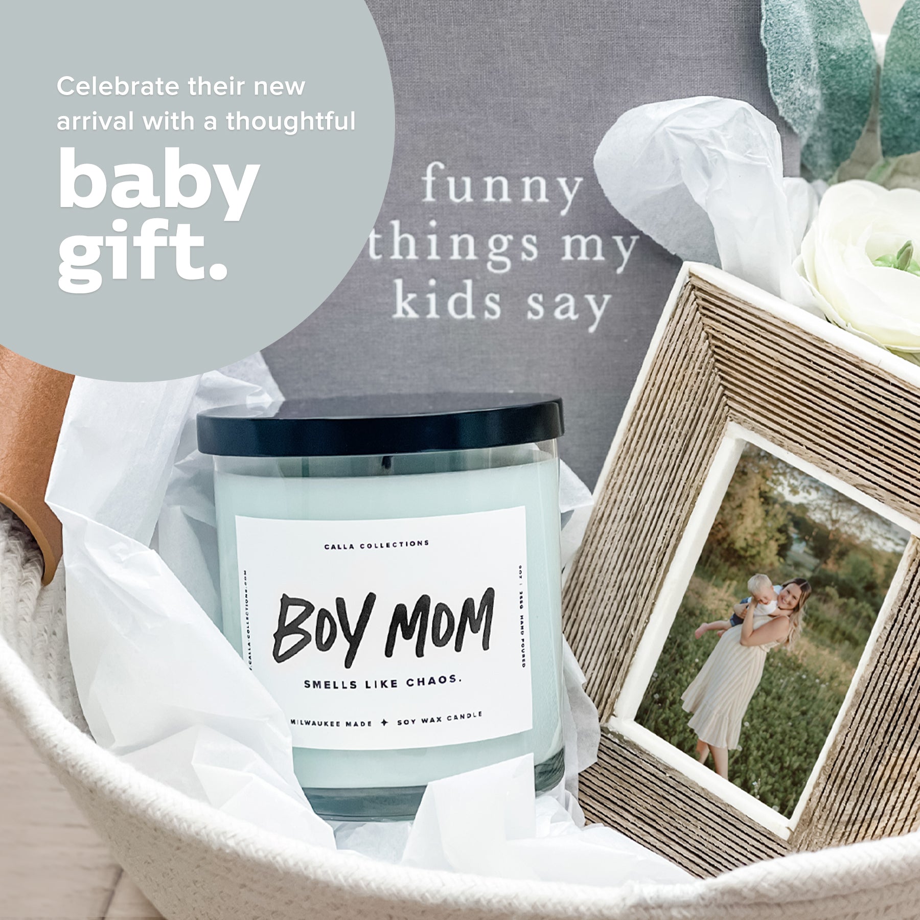 Boy Mom Candle